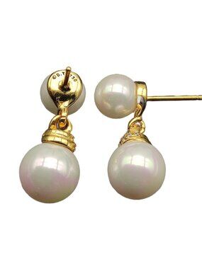 David Yurman Pearl Earrings